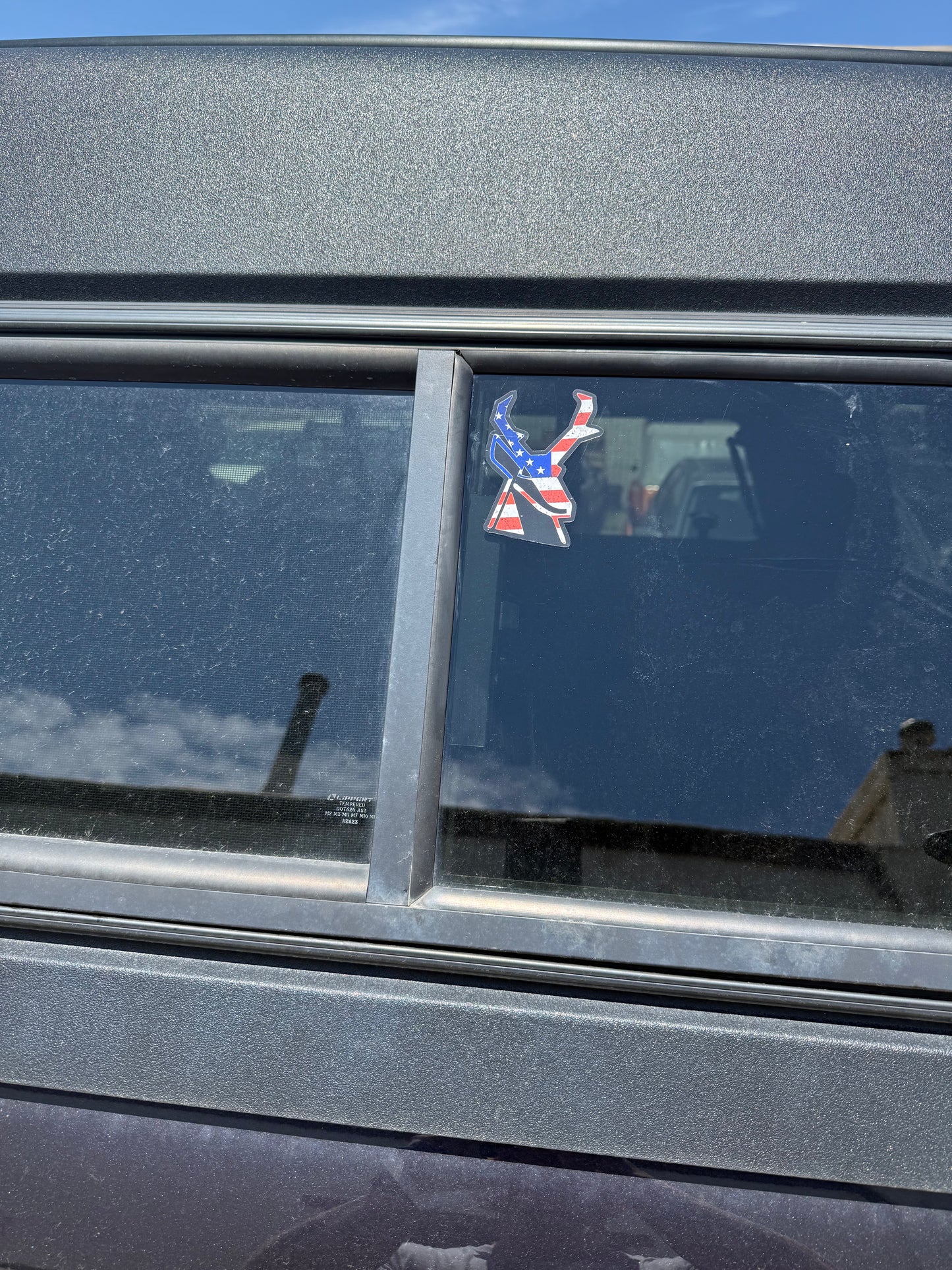 3 X 5 USA Logo Decal