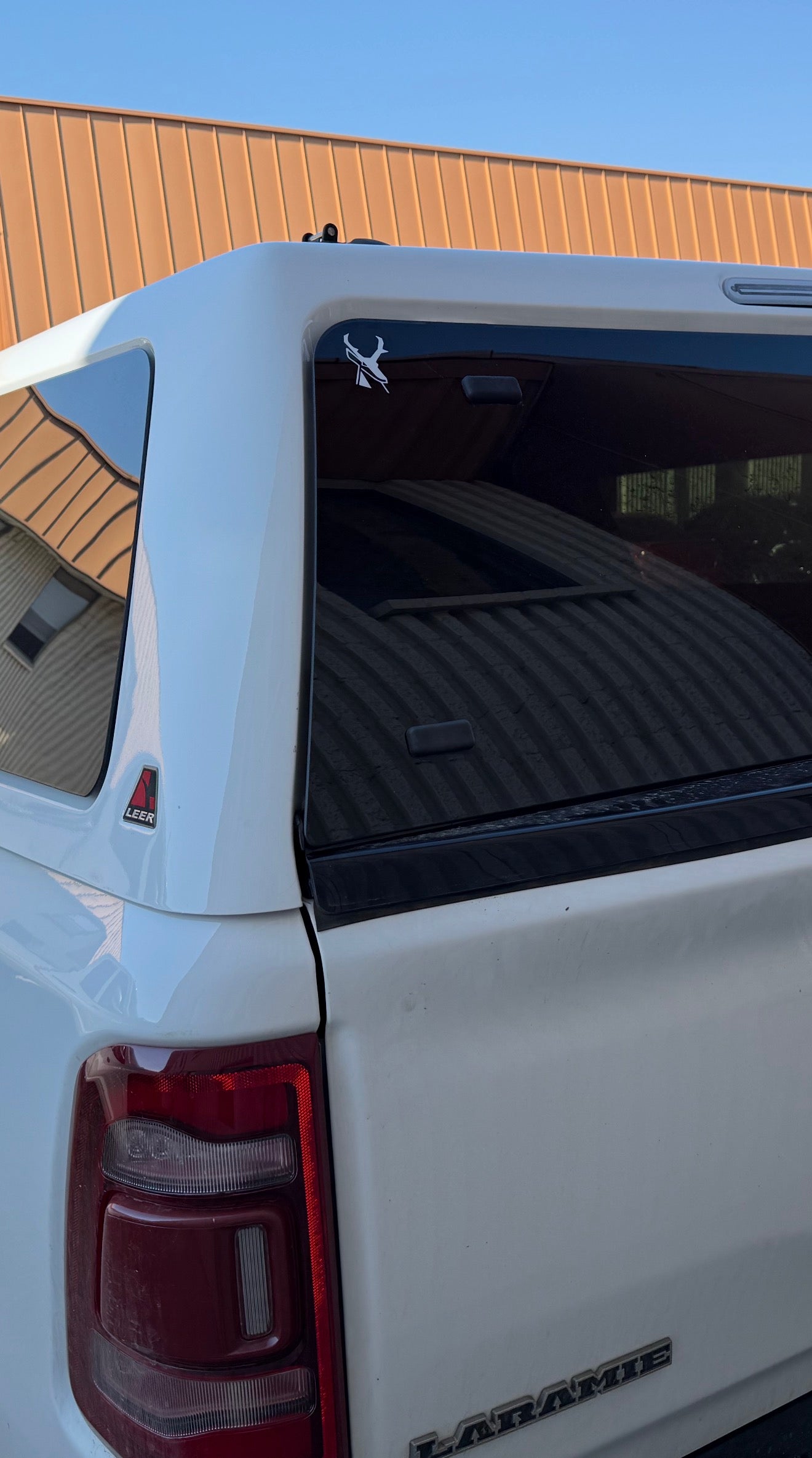 1.5” X 3” White Logo Decal