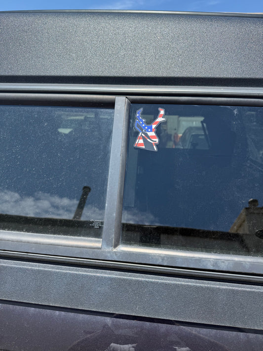 3 X 5 USA Logo Decal