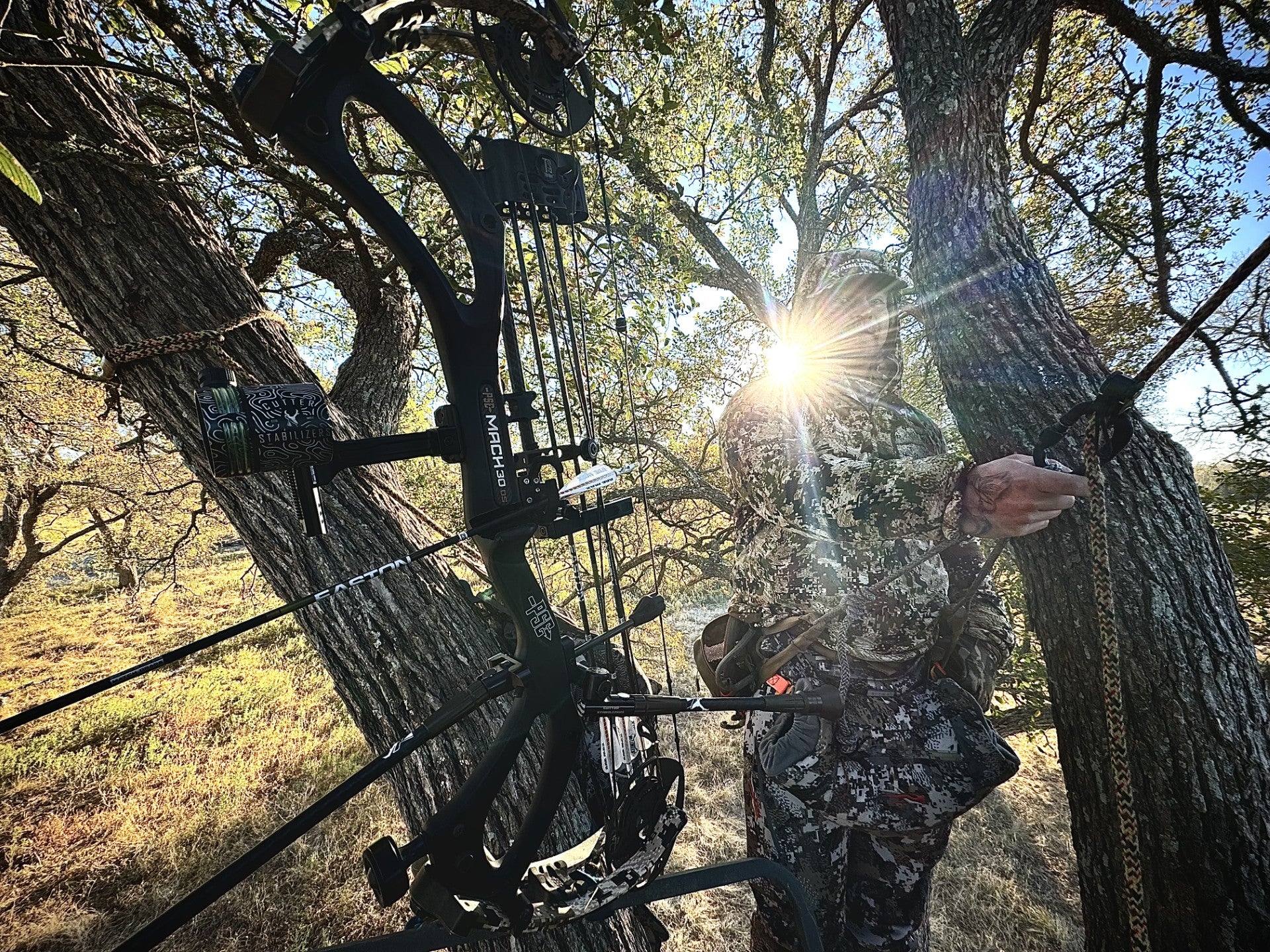 Load video: Our CEO and Master Bow Tech walks us through a dual-stabilizer set-up, check it out for tips to get your setup on par with the pros.